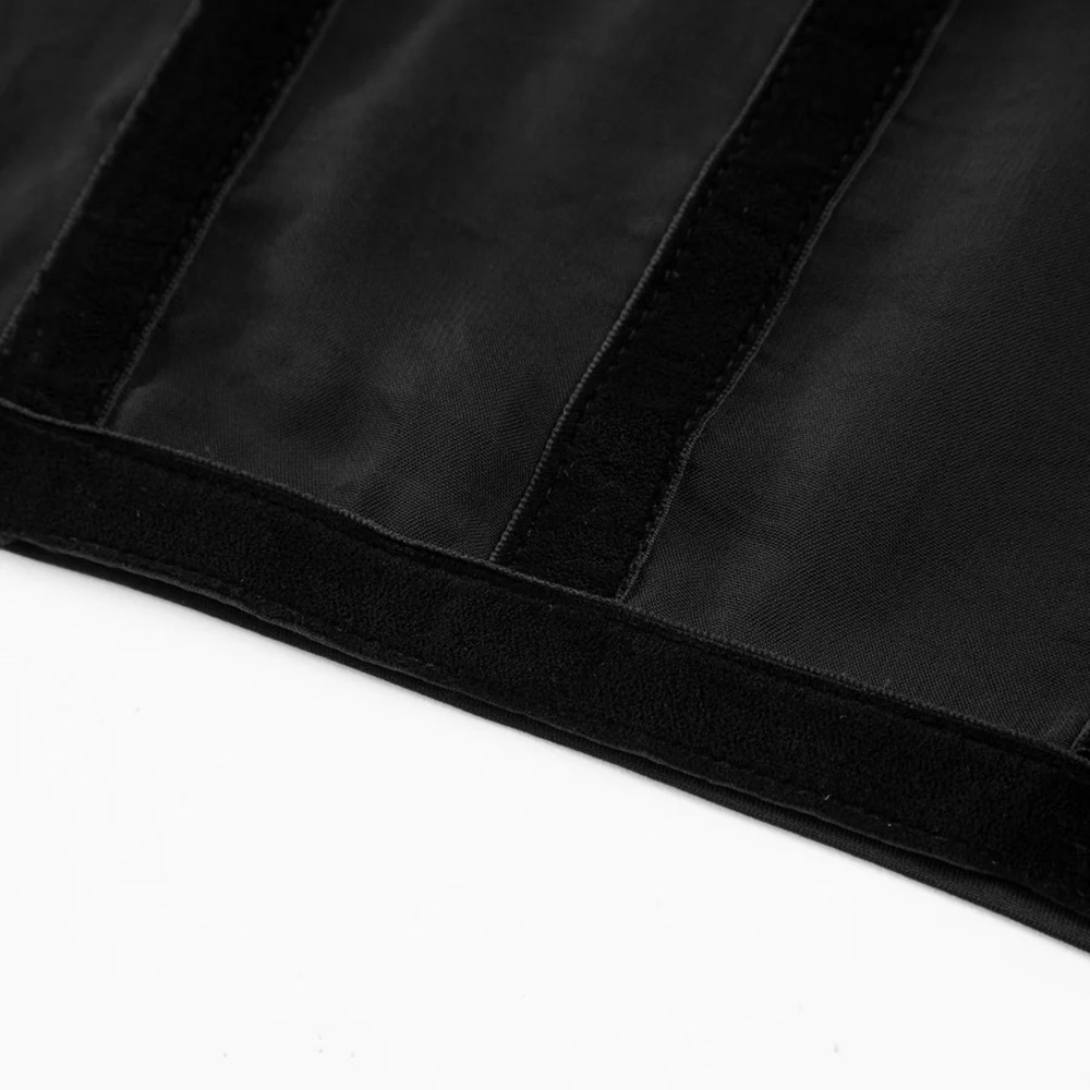 Commense Black Sheer Crop Top - Picture 4 of 4
